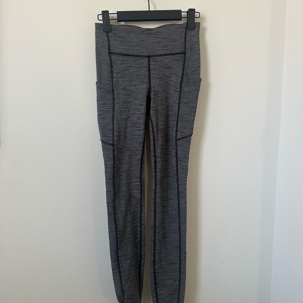 Lululemon Gray High-Waisted Leggings